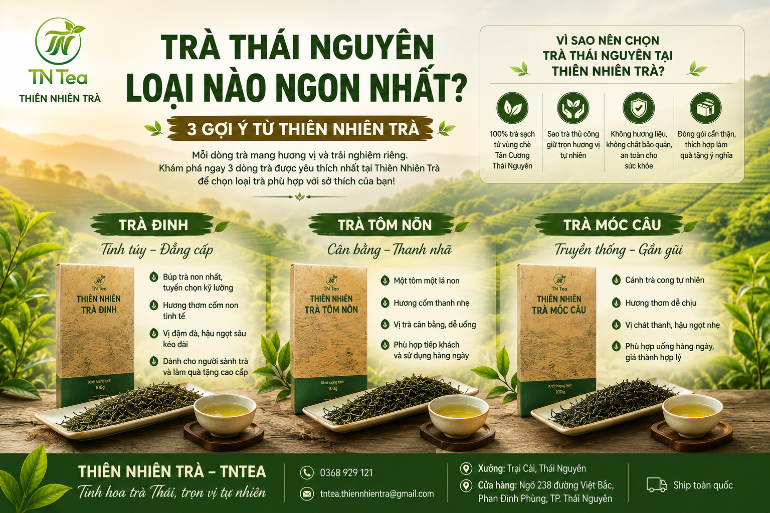 Trà Thái Nguyên Loại Nào Ngon Nhất