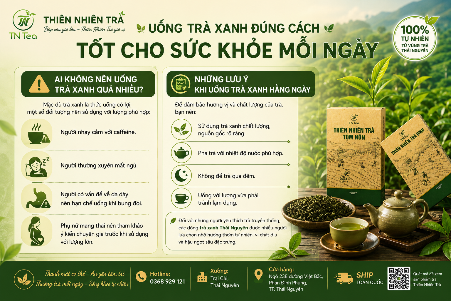 cách uống trà xanh đúng cách
