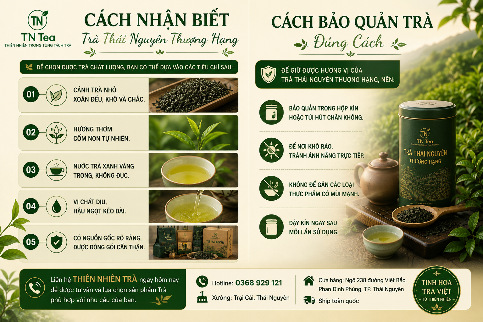 Cách Nhận Biết Trà Thái Nguyên Thượng Hạng