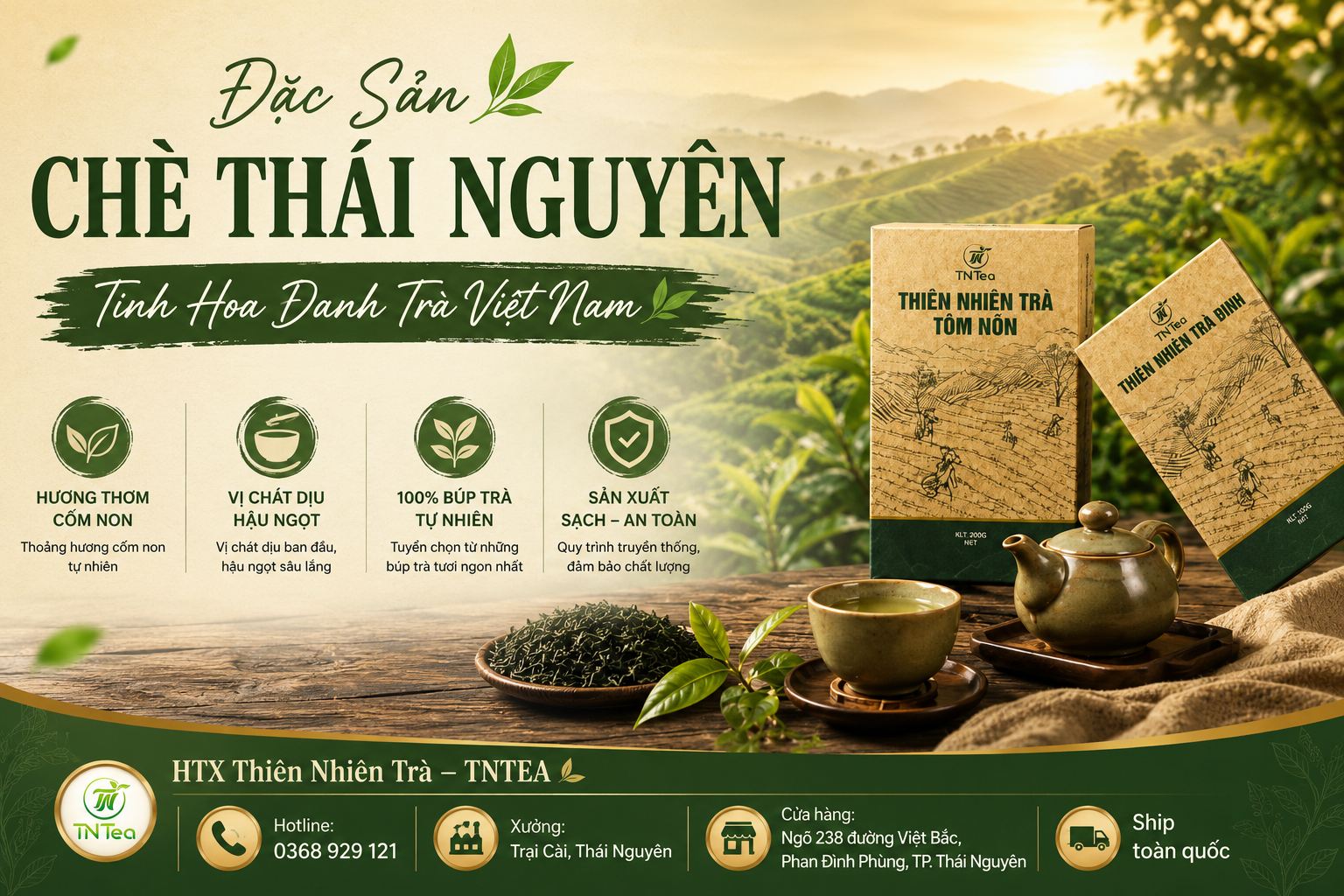 Đặc Sản Chè Thái Nguyên – Tinh Hoa Danh Trà Việt Nam