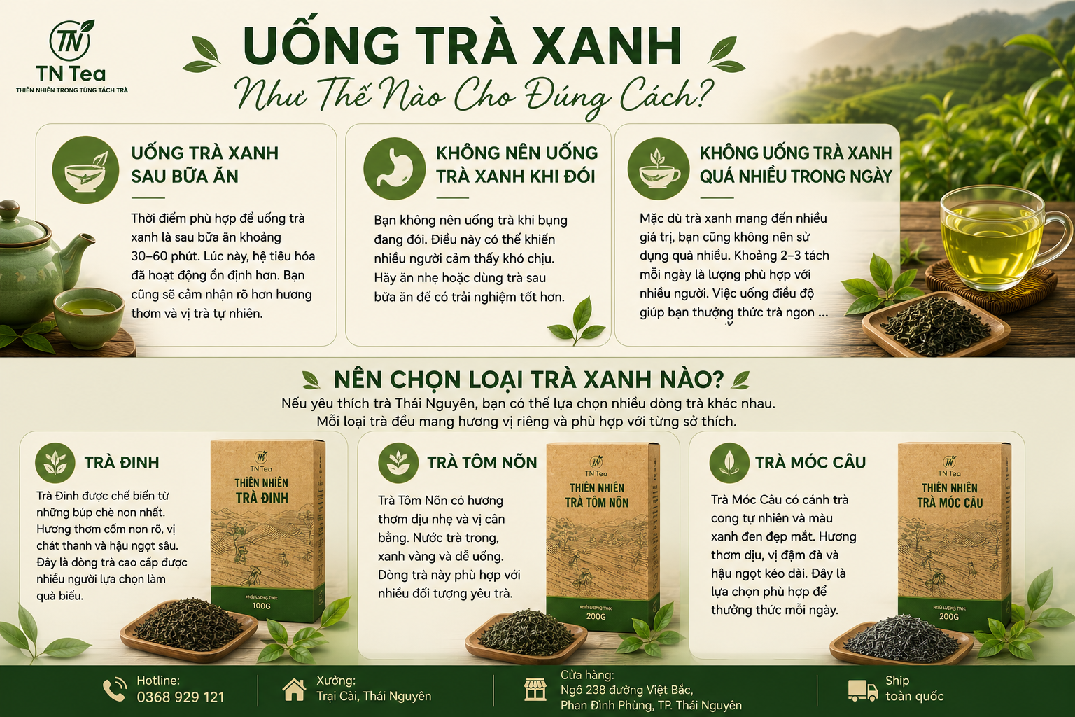 Uống Trà Xanh Như Thế Nào Cho Đúng Cách