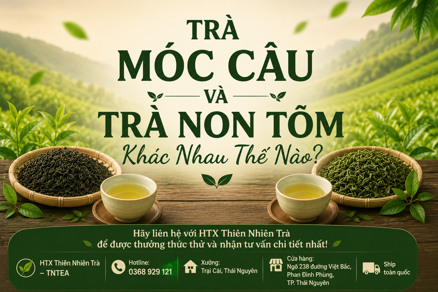 Trà Móc Câu Và Trà Nõn Tôm Khác Nhau Thế Nào