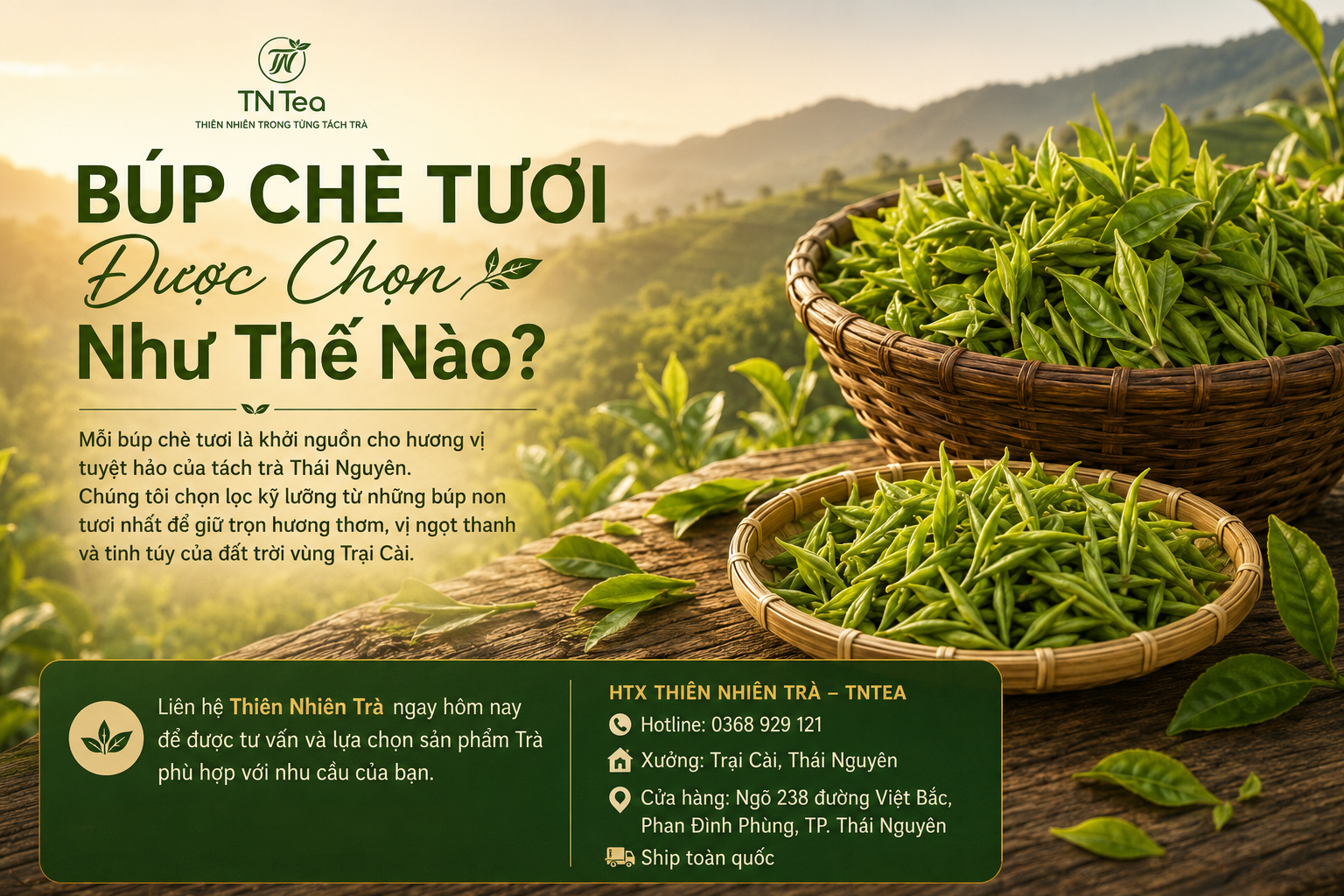 Búp Chè Tươi Được Chọn Như Thế Nào