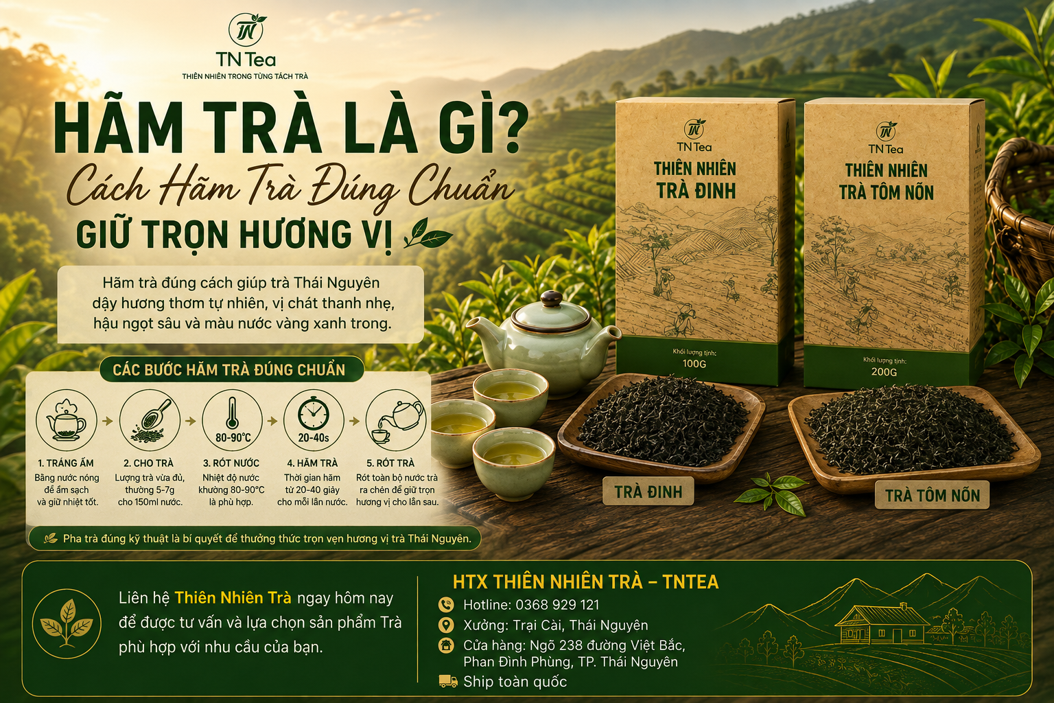 Hãm Trà Là Gì? Cách Hãm Trà Đúng Chuẩn Giữ Trọn Hương Vị