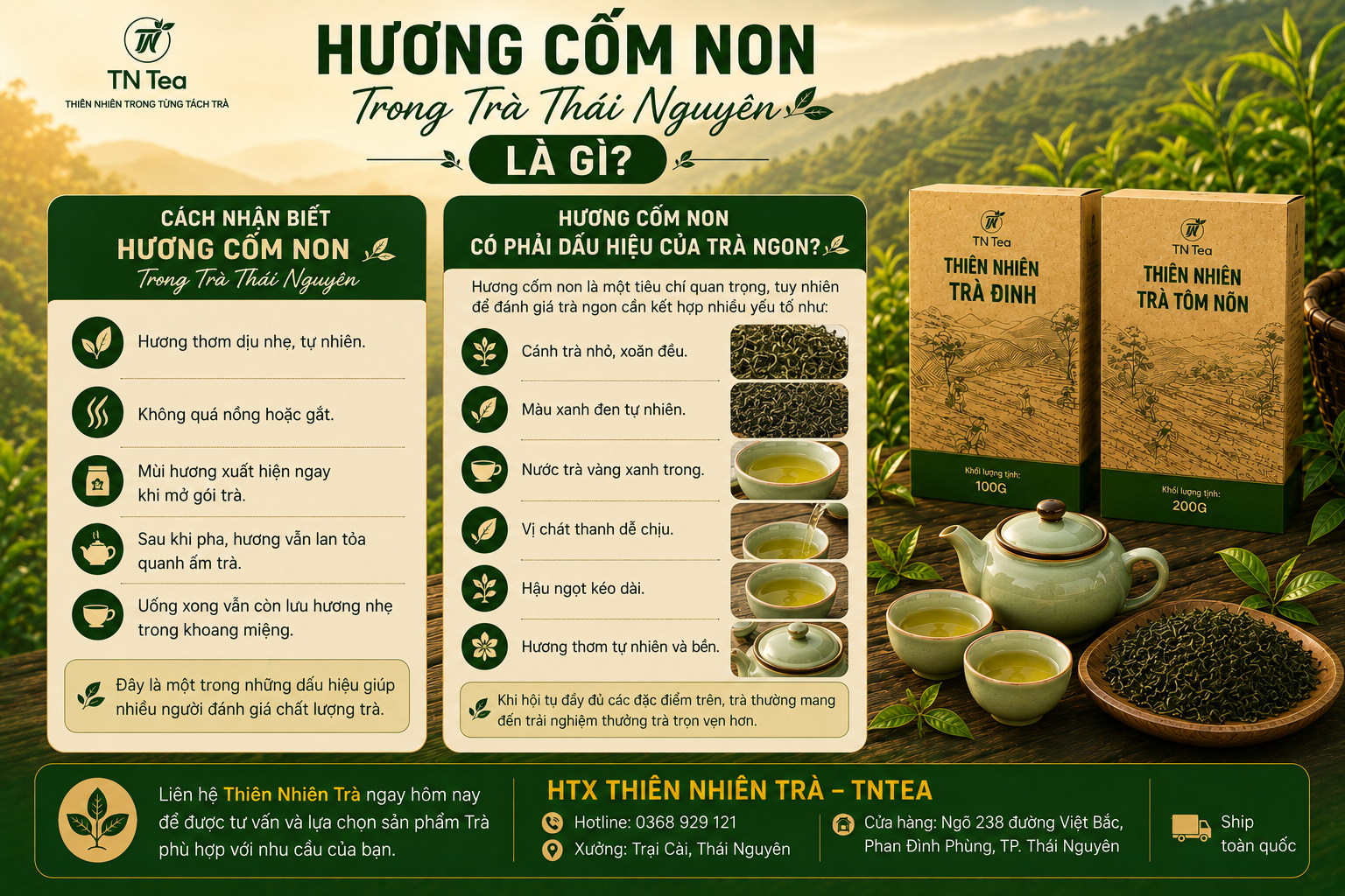 Cách Nhận Biết Hương Cốm Non Trong Trà Thái Nguyên