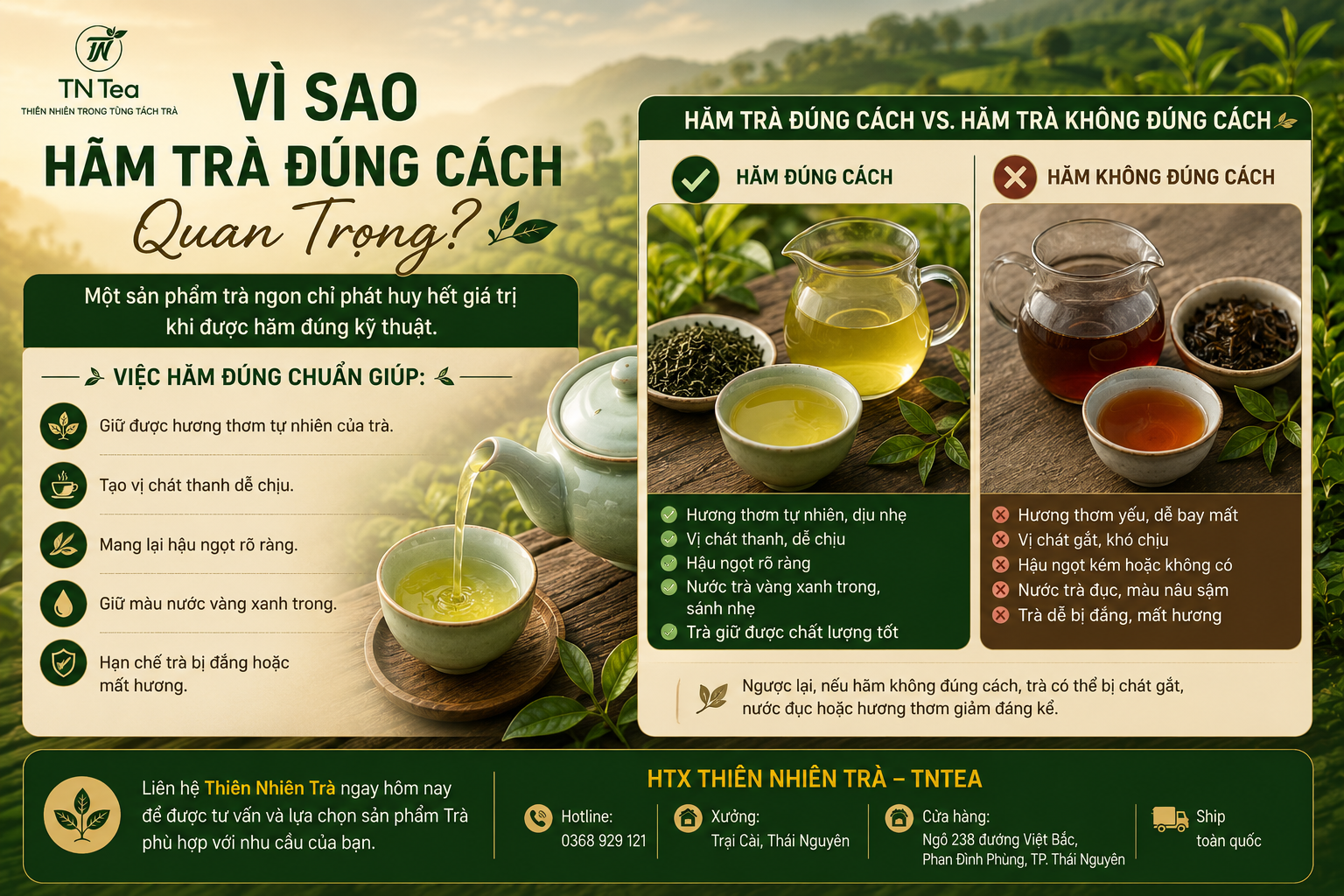 Vì Sao Hãm Trà Đúng Cách Quan Trọng