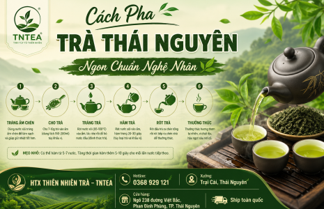 Pha trà Thái Nguyên ngon