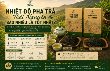 Nhiệt Độ Pha Trà Thái Nguyên Bao Nhiêu Là Tốt Nhất